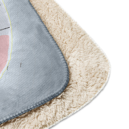 Alyeska, Alaska Ski Resort Map Blanket - Powderaddicts