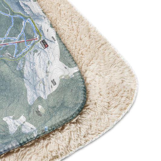 Stowe, Vermont Ski Resort Map Blanket - Powderaddicts