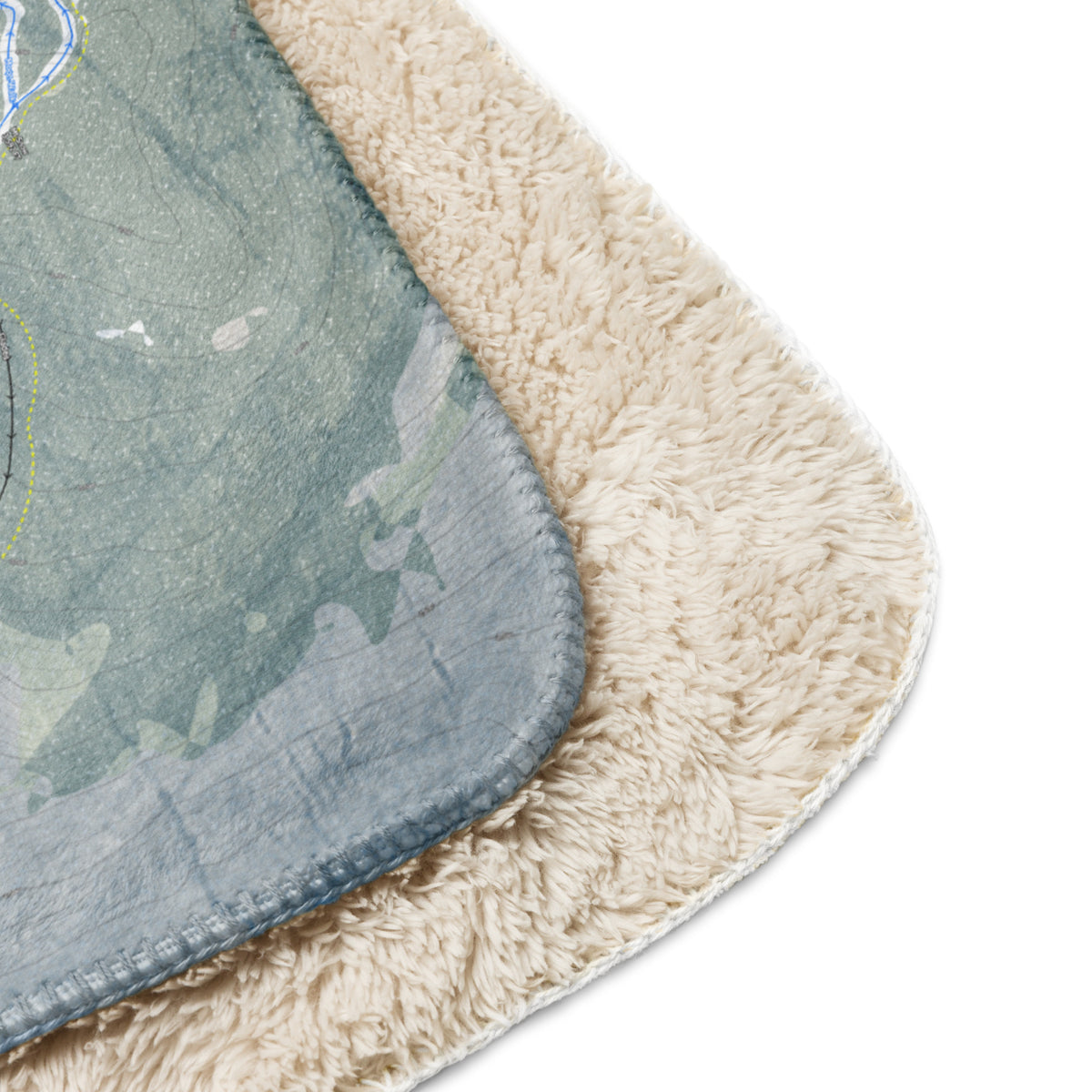 Mount Snow, Vermont Ski Resort Map Blanket - Powderaddicts