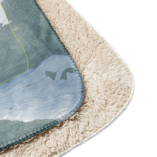 SOLDIER MOUNTAIN, IDAHO SKI RESORT MAP BLANKET - Powderaddicts