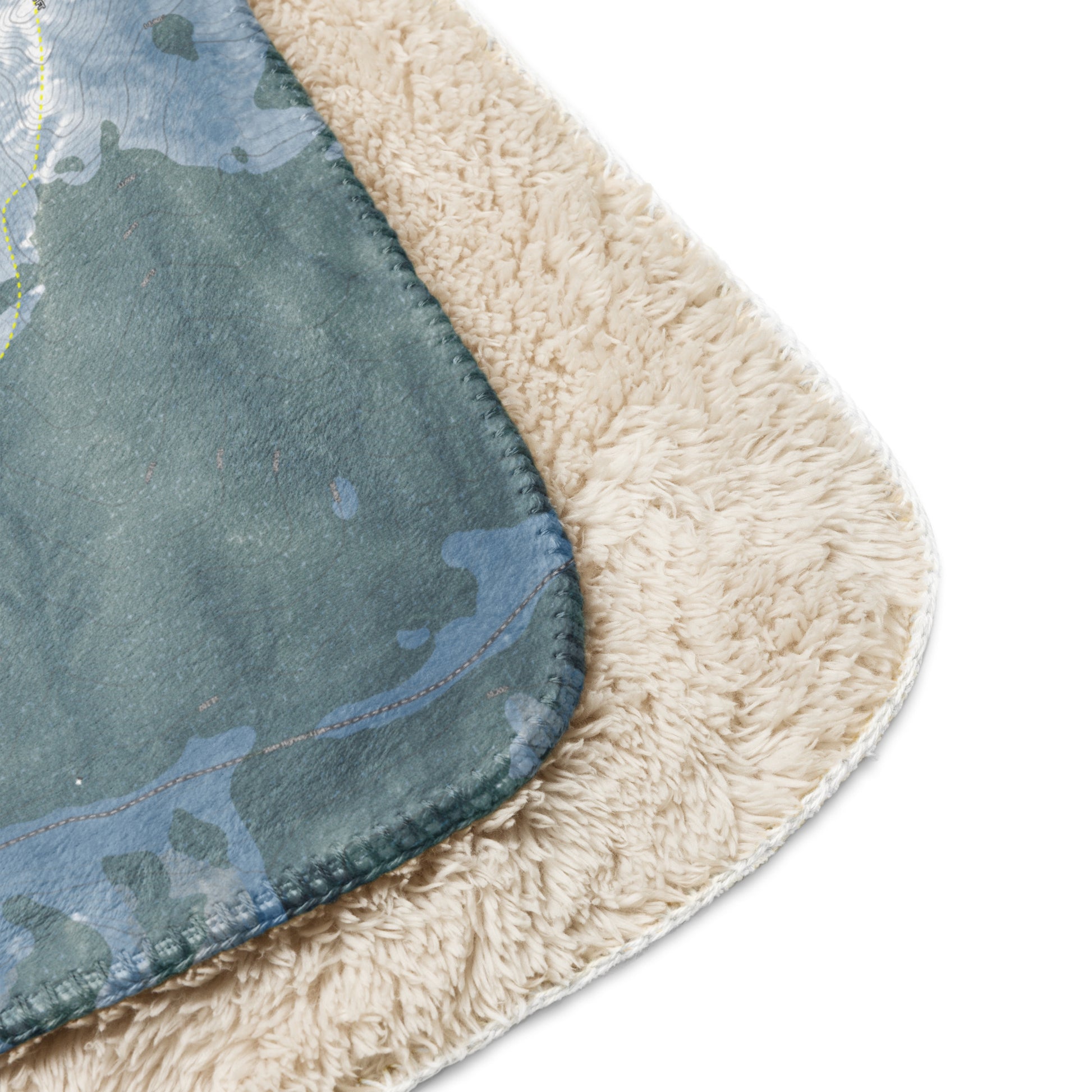Silverton Mountain, Colorado Ski Resort Map Blanket - Powderaddicts