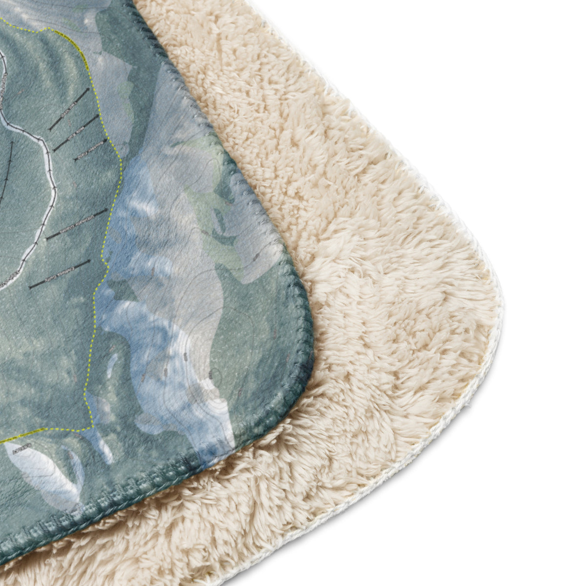 Steamboat, Colorado Ski Resort Map Blanket - Powderaddicts