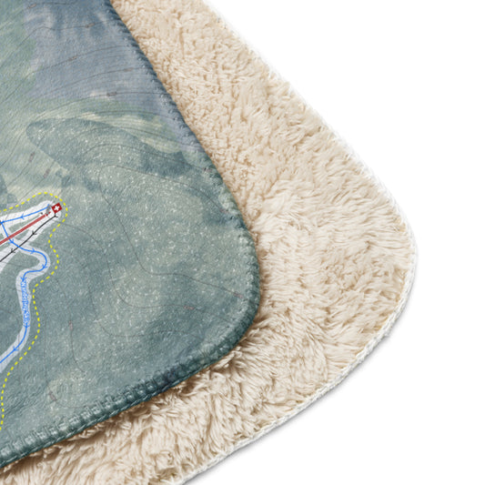 Attitash Mountain, New Hampshire Ski Resort Map Blanket - Powderaddicts