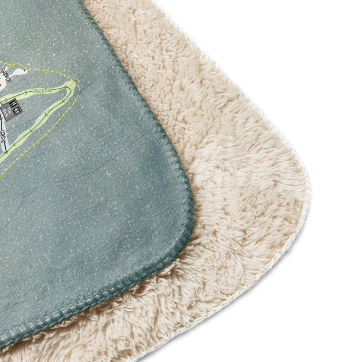 SHOWDOWN, MONTANA SKI RESORT MAP BLANKET