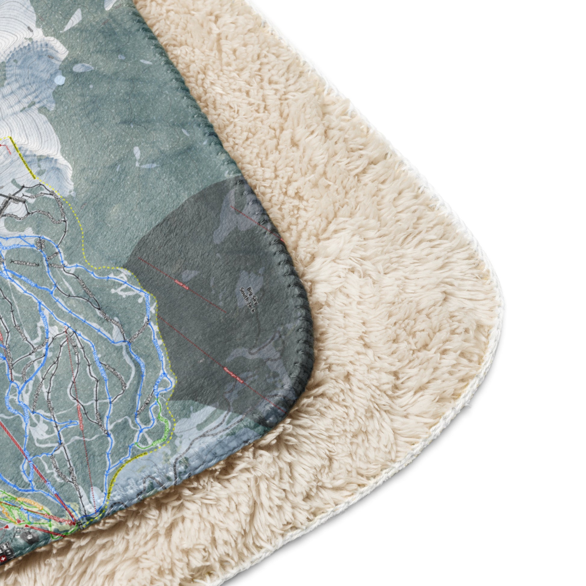 BIG SKY COMBO, MONTANA SKI RESORT MAP BLANKET - Powderaddicts