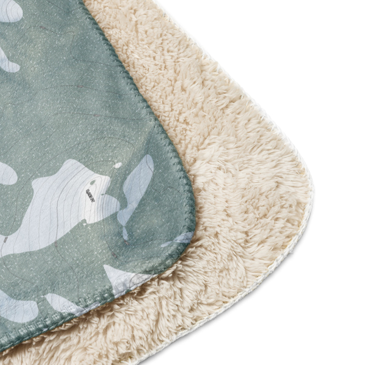 Discovery, Montana Ski Resort Map Blanket - Powderaddicts