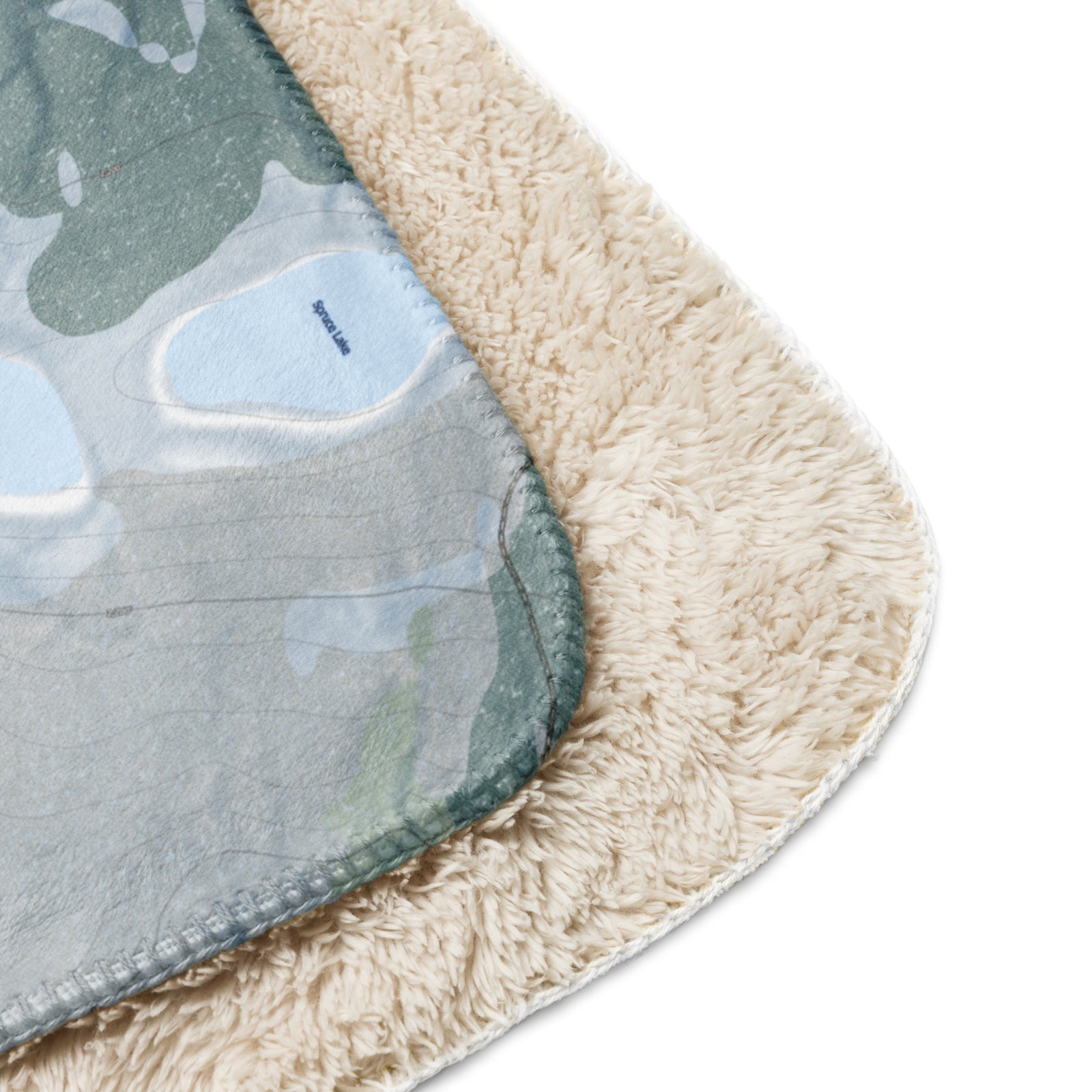 HOLIMONT, NEW YORK SKI RESORT MAP BLANKET