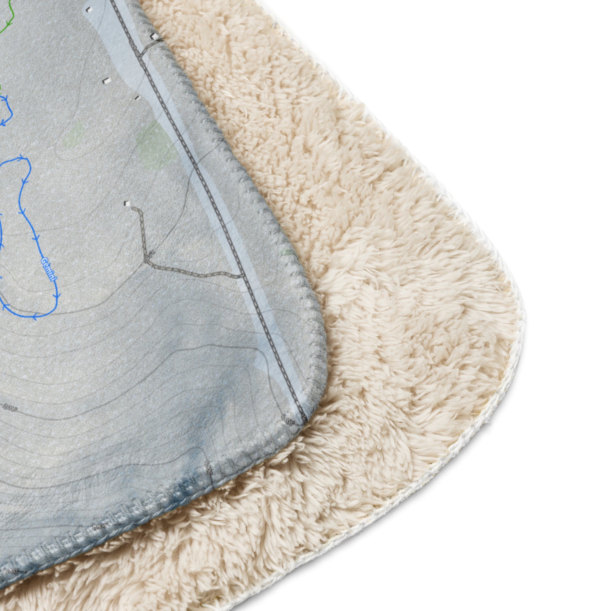 BRISTOL MOUNTAIN, NEW YORK SKI RESORT MAP BLANKET - Powderaddicts