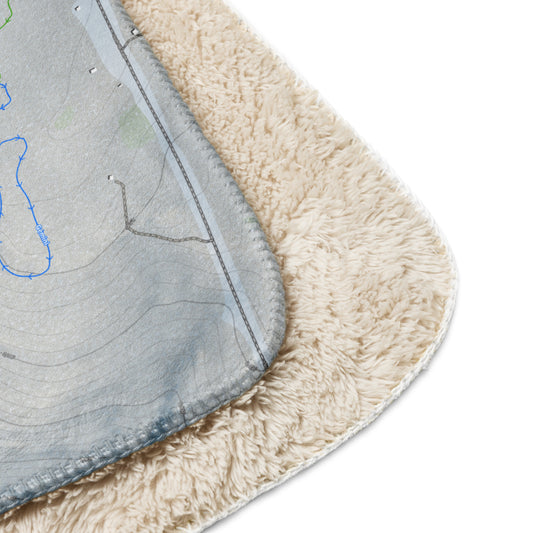 BRISTOL MOUNTAIN, NEW YORK SKI RESORT MAP BLANKET - Powderaddicts