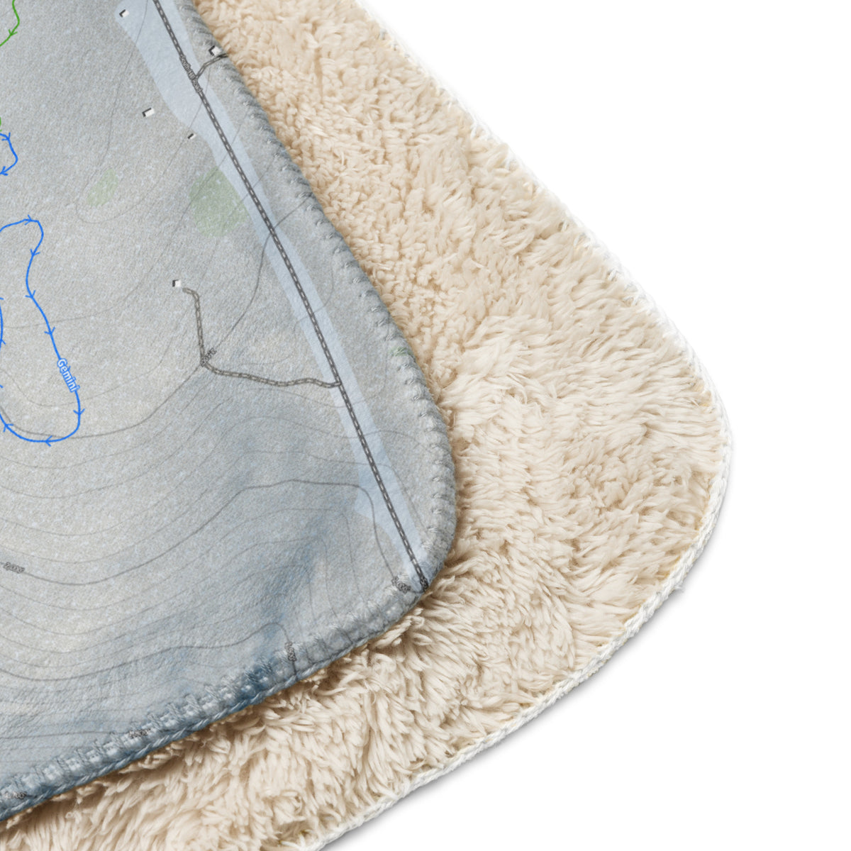 BRISTOL MOUNTAIN, NEW YORK SKI RESORT MAP BLANKET