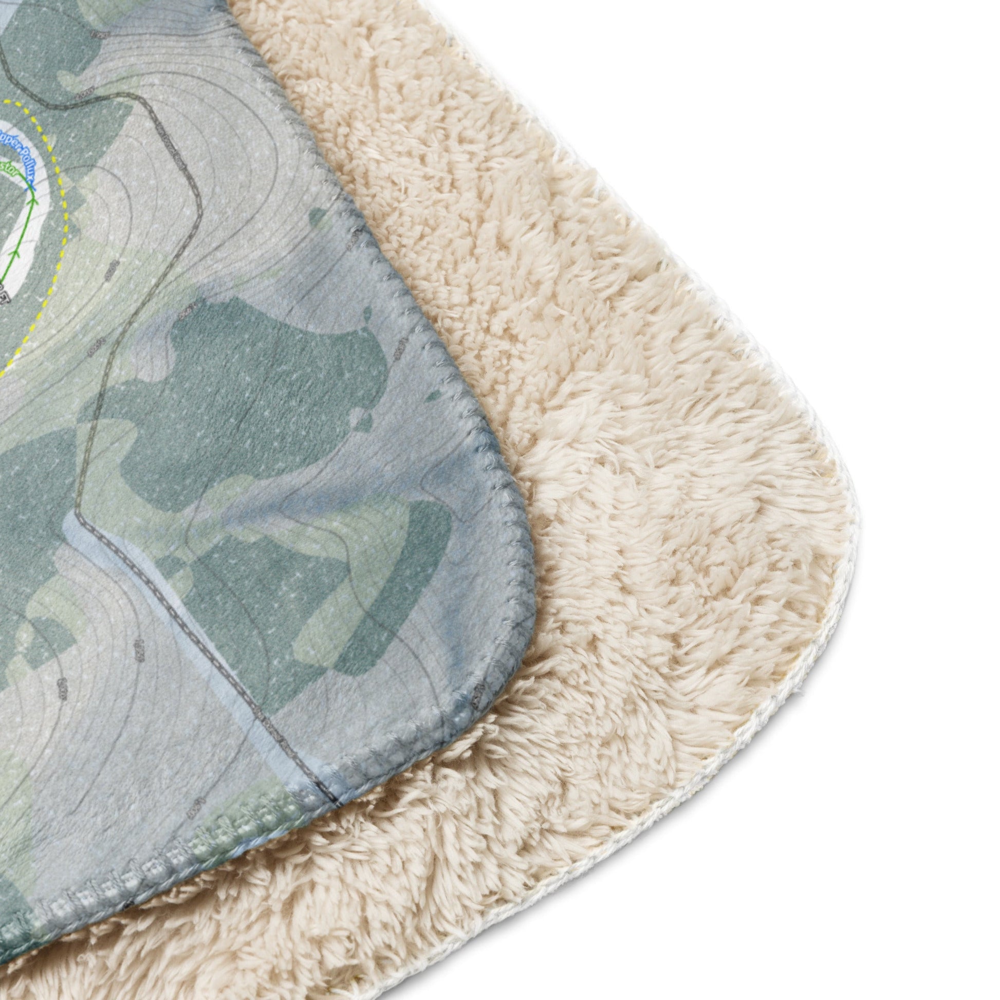 GREEK PEAK, NEW YORK SKI RESORT MAP BLANKET - Powderaddicts