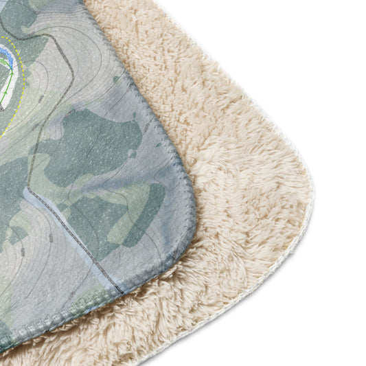 GREEK PEAK, NEW YORK SKI RESORT MAP BLANKET - Powderaddicts