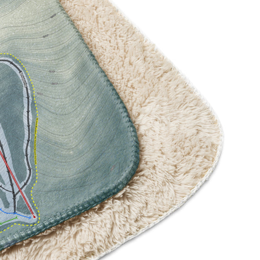 HUNTER MOUNTAIN, NEW YORK SKI RESORT MAP BLANKET - Powderaddicts