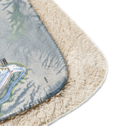THE HIGHLANDS, MICHIGAN SKI RESORT MAP BLANKET - Powderaddicts