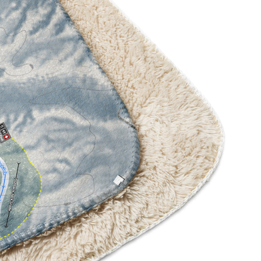 NUB'S NOB, MICHIGAN SKI RESORT MAP BLANKET - Powderaddicts