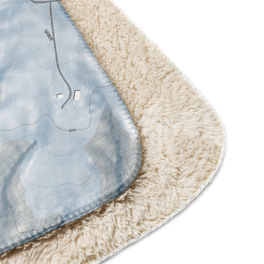 Welch Village, Minnesota Ski Resort Map Blanket - Powderaddicts
