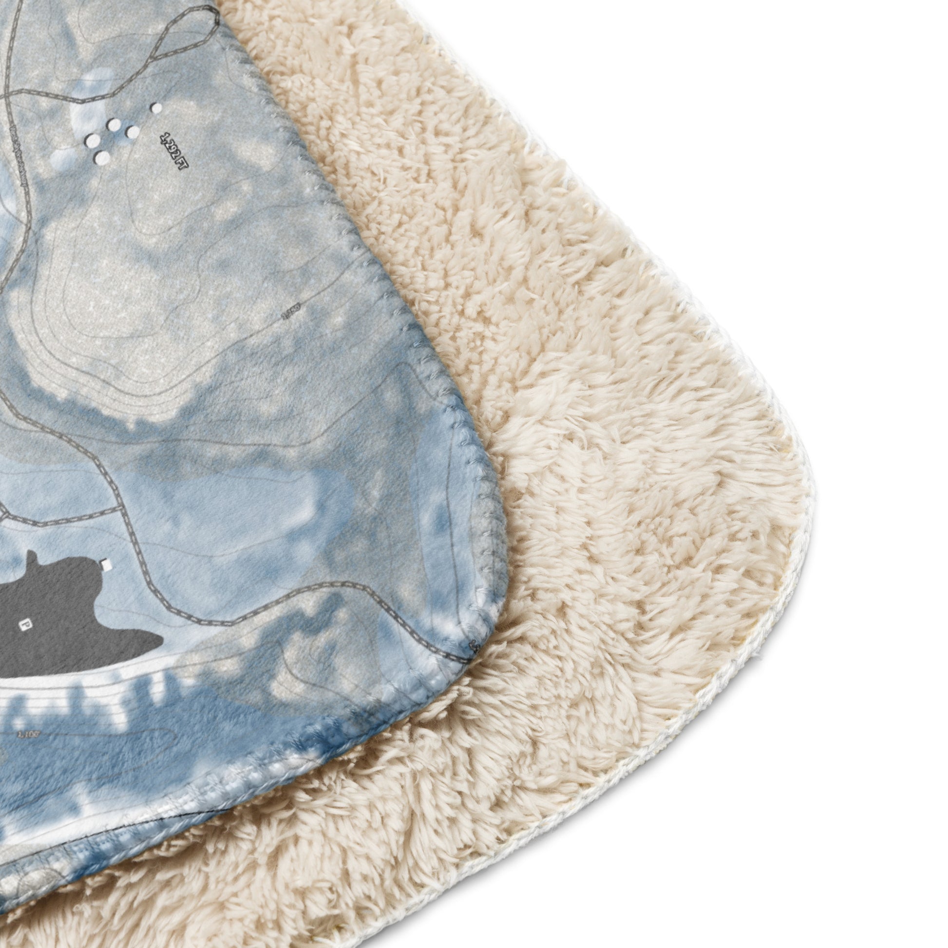 Spirit Mountain, Minnesota Ski Resort Map Blanket - Powderaddicts