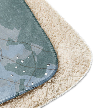 Granby Ranch, Colorado Ski Resort Map Blanket - Powderaddicts
