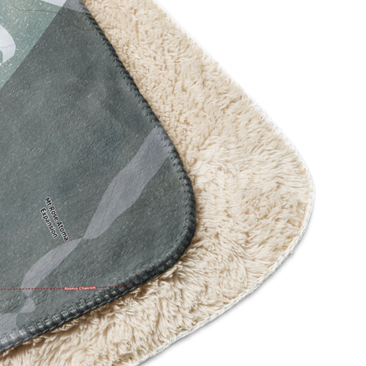 Sky Tavern, Nevada Ski Resort Map Blanket - Powderaddicts