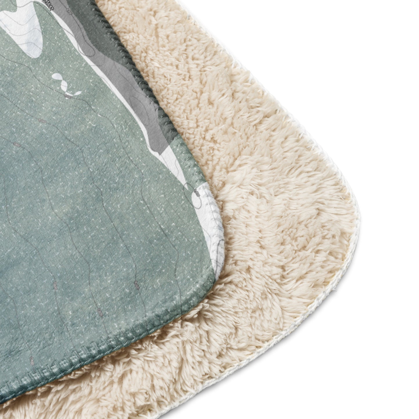 Diamond Peak, Nevada Ski Resort Map Blanket - Powderaddicts