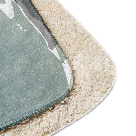 Diamond Peak, Nevada Ski Resort Map Blanket - Powderaddicts