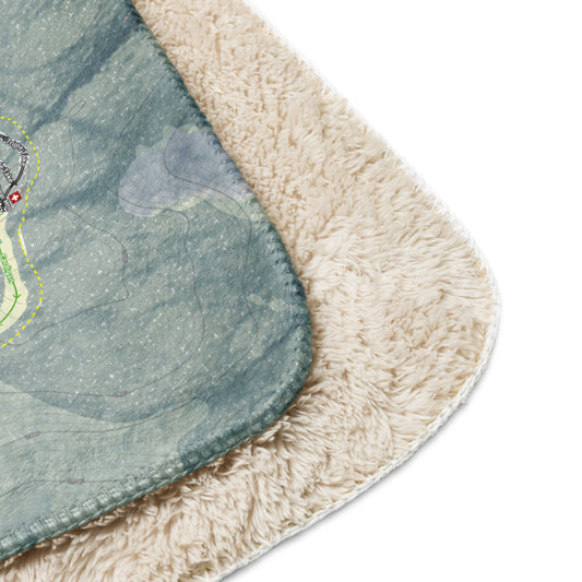 Ragged Mountain, New Hampshire Ski Resort Map Blanket - Powderaddicts
