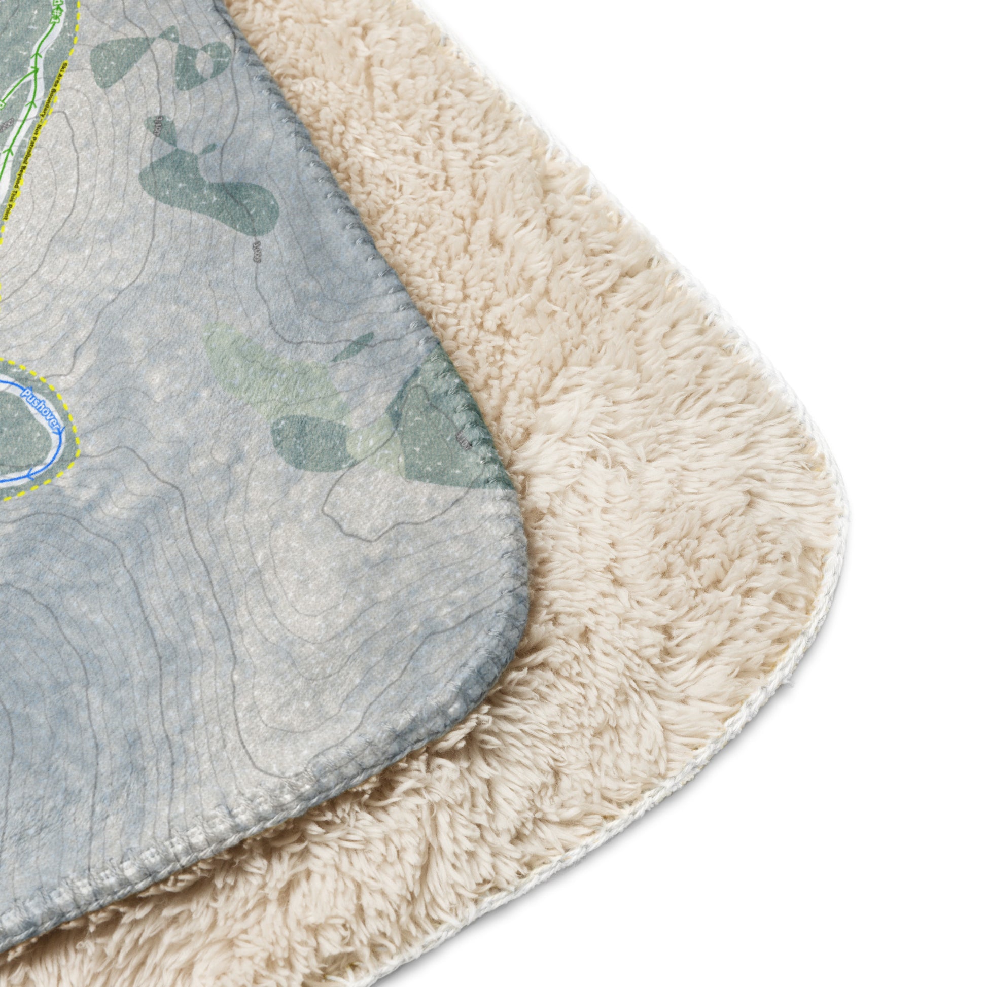 Bromley, Vermont Ski Resort Map Blanket - Powderaddicts