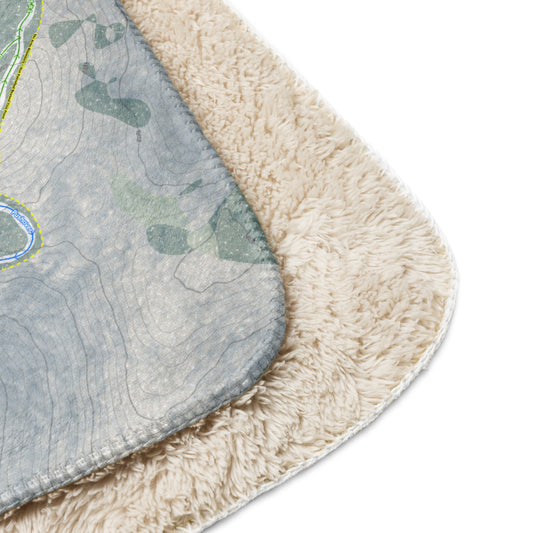 Bromley, Vermont Ski Resort Map Blanket - Powderaddicts