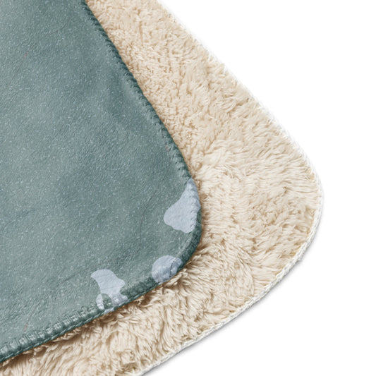 China Peak, California Ski Resort Map Blanket - Powderaddicts