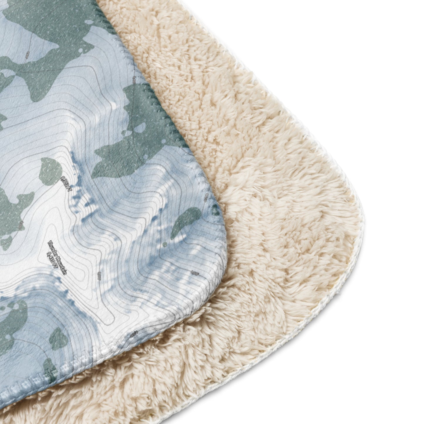 Kirkwood, California Ski Resort Map Blanket - Powderaddicts