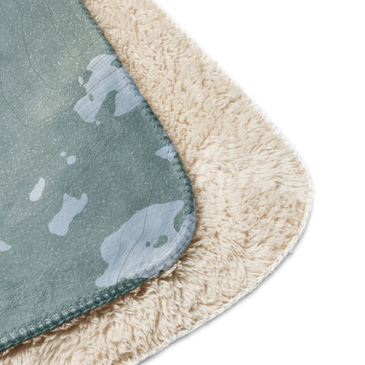Sierra At Tahoe, California Ski Resort Map Blanket - Powderaddicts