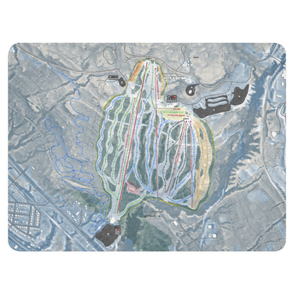Spirit Mountain, Minnesota Ski Resort Map Blanket - Powderaddicts