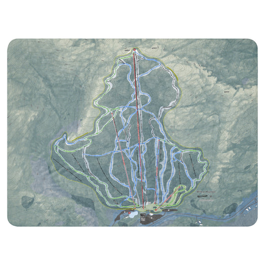 Wildcat Mountain, New Hampshire Ski Resort Map Blanket - Powderaddicts