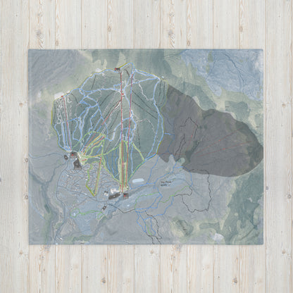 Jay Peak, Vermont Ski Resort Map Blanket - Powderaddicts
