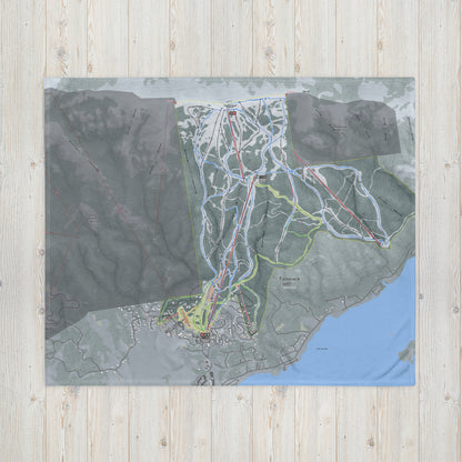 TAMARACK, IDAHO SKI RESORT MAP BLANKET - Powderaddicts