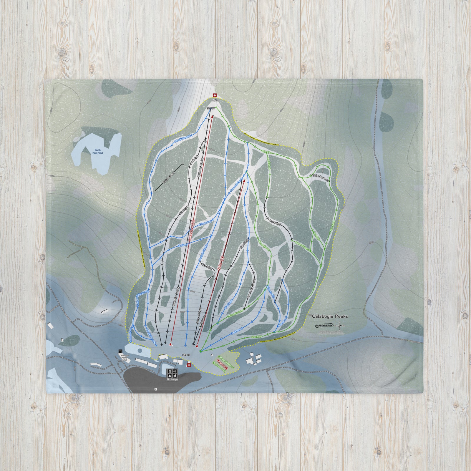 Calabogie Peaks, Ontario Ski Resort Map Blanket
