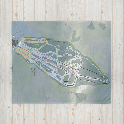 La Reserve, Quebec Ski Resort Map Blanket