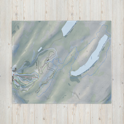 Sugarloaf Provincial Park, New Brunswick Ski Resort Map Blanket