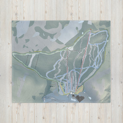 Marble Mountain, Newfoundland and Labrador Ski Resort Map Blanket