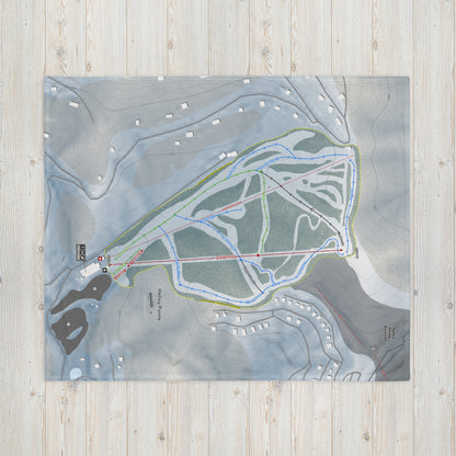 Hatley Pointe, North Carolina Ski Resort Map Blanket