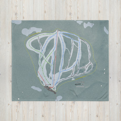 Ferguson Ridge, Oregon Ski Resort Map Blanket