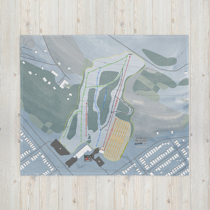 Val Bialas Ski Center, New York Ski Resort Map Blanket
