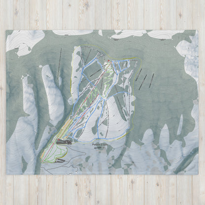 PEBBLE CREEK, IDAHO SKI RESORT MAP BLANKET - Powderaddicts
