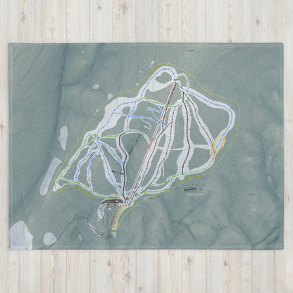 MAVERICK, MONTANA SKI RESORT MAP BLANKET - Powderaddicts