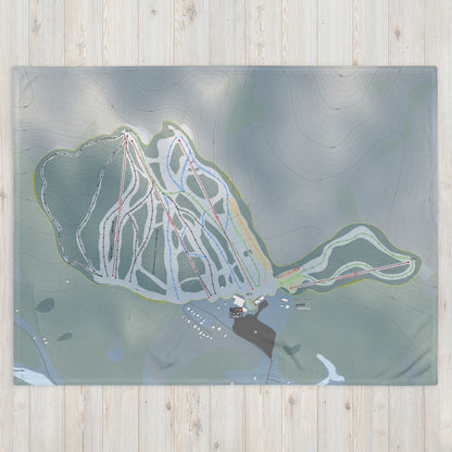 Searchmont, Ontario Ski Resort Map Blanket - Powderaddicts