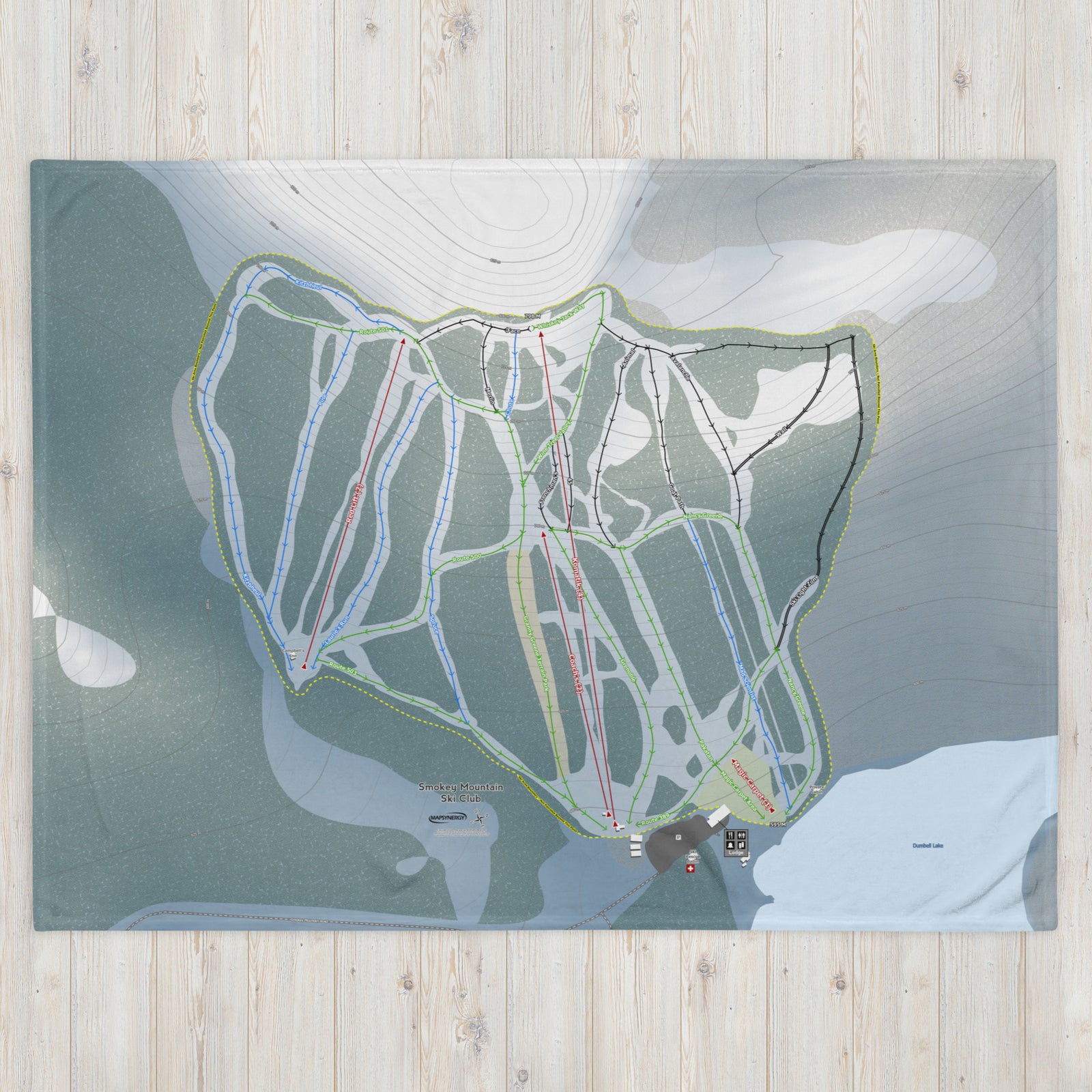 Smokey Mountain Ski Club, Newfoundland and Labrador's Ski Resort Map Blanket