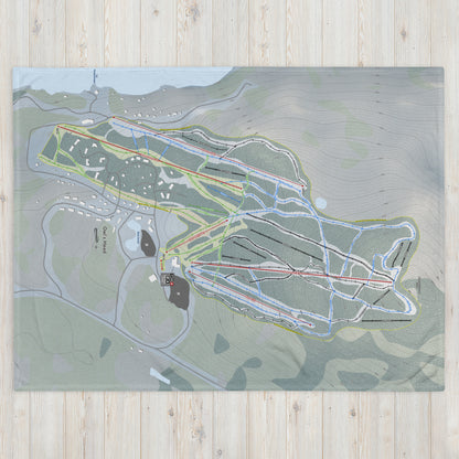 Owls Head, Quebec Ski Resort Map Blanket