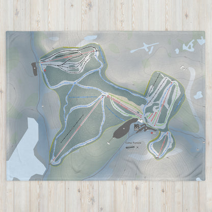 Camp Fortune, Quebec Ski Resort Map Blanket