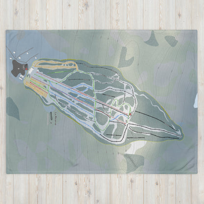 La Reserve, Quebec Ski Resort Map Blanket