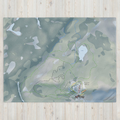 Club Tobo-Ski, Quebec Ski Resort Map Blanket